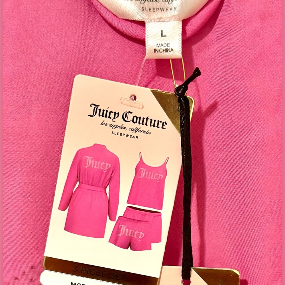 Juicy Couture Pink Pajama Set Intimates Sleepwear